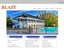 Tablet Screenshot of blaze-inc.com